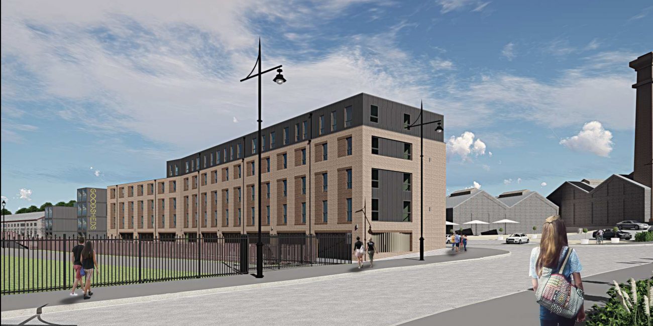 Innovative housing programme; the former Goodsheds in Barry